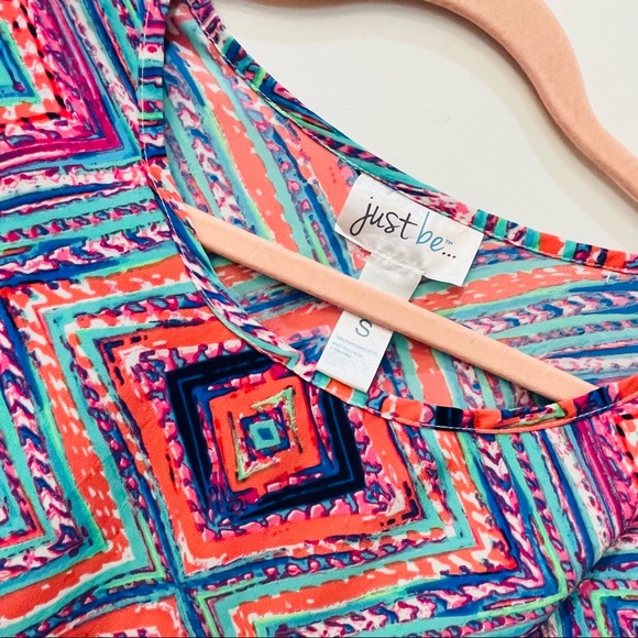 Boutique colorful swimsuit coverup size small - Picture 2 of 6